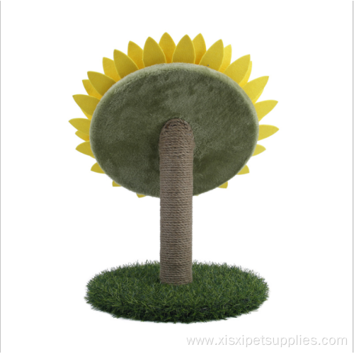 Flower shape fluting paper cardboard cat scratcher toys